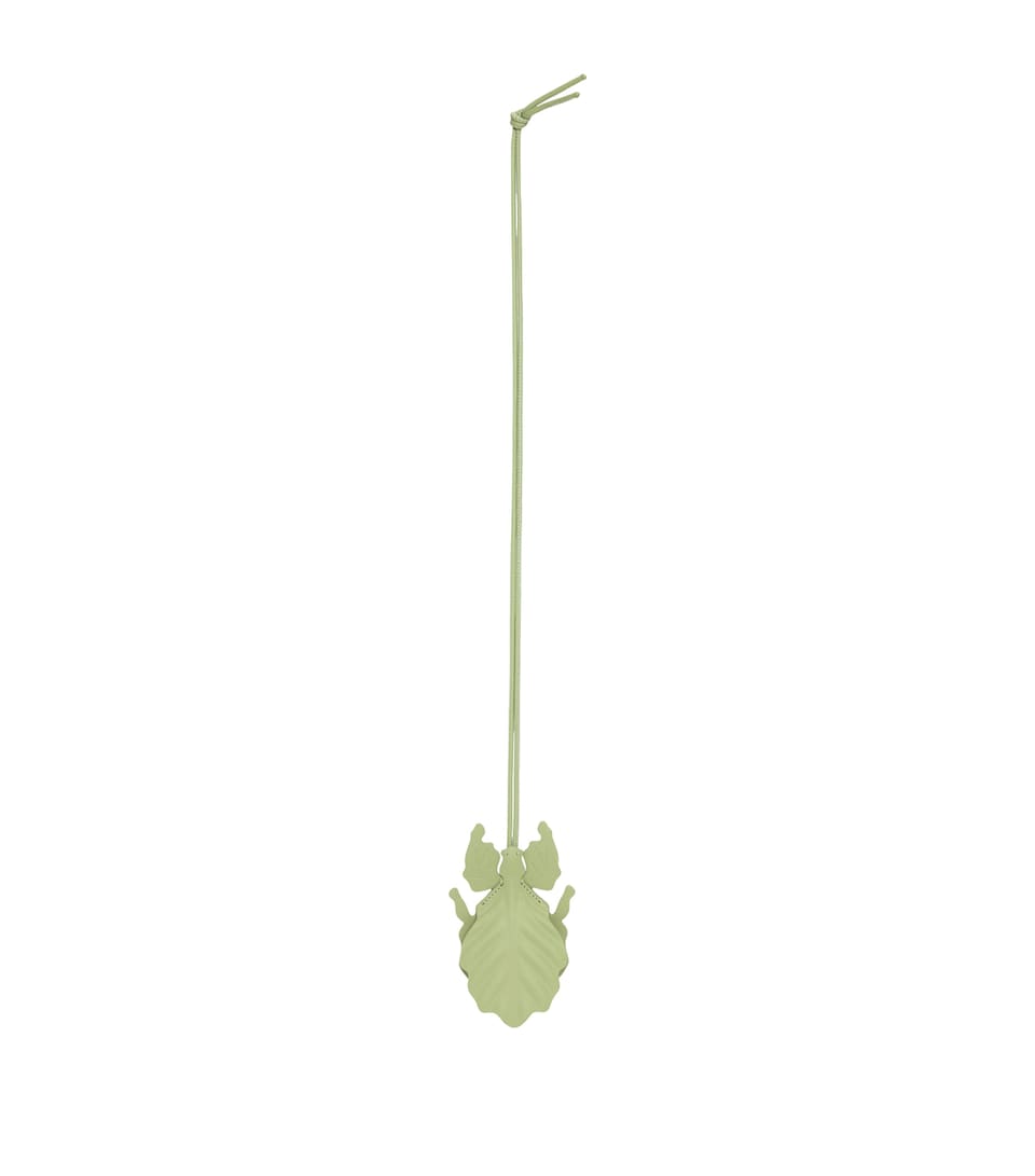 Leather Leaf Insect Charm
