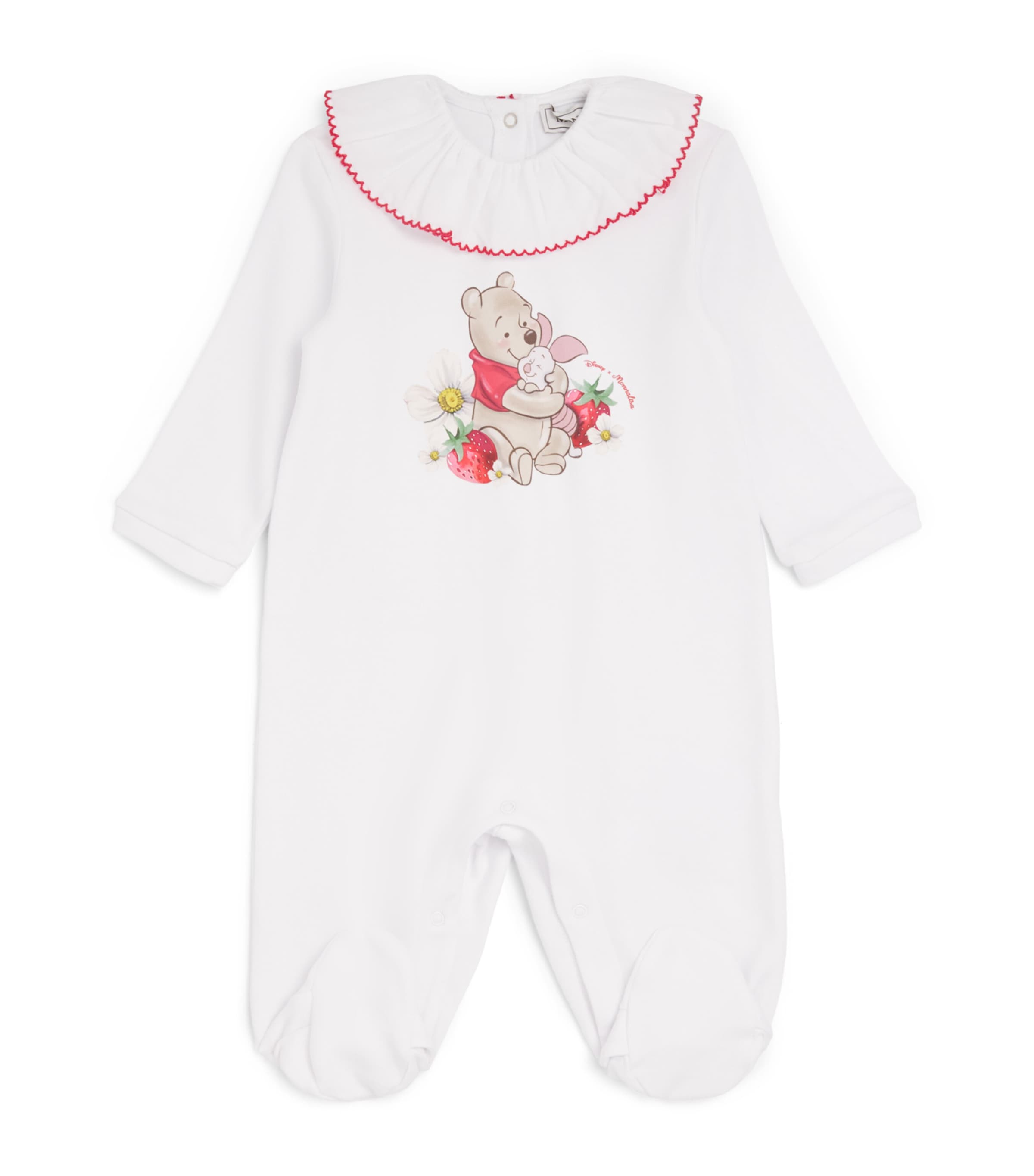 Monnalisa x Disney Winnie-the-Pooh All-In-One (1-9 Months) Optical White
