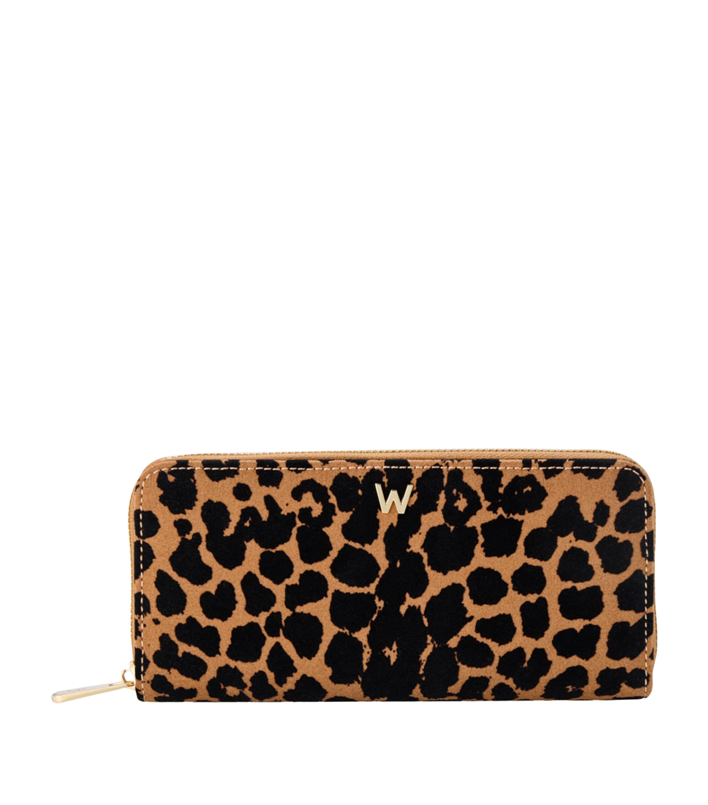 Nubuck Savanna Zip-Up Wallet