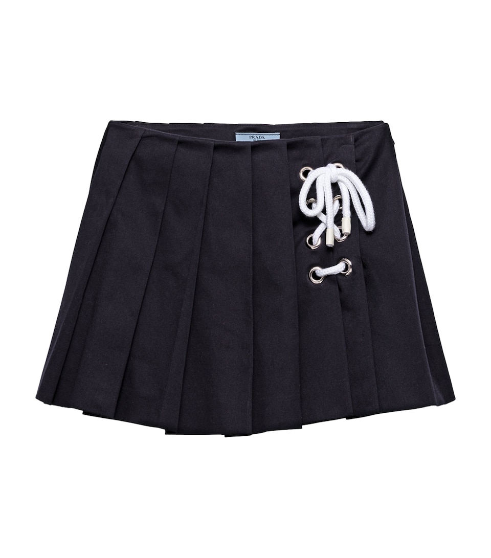 Pleated Mini Skirt