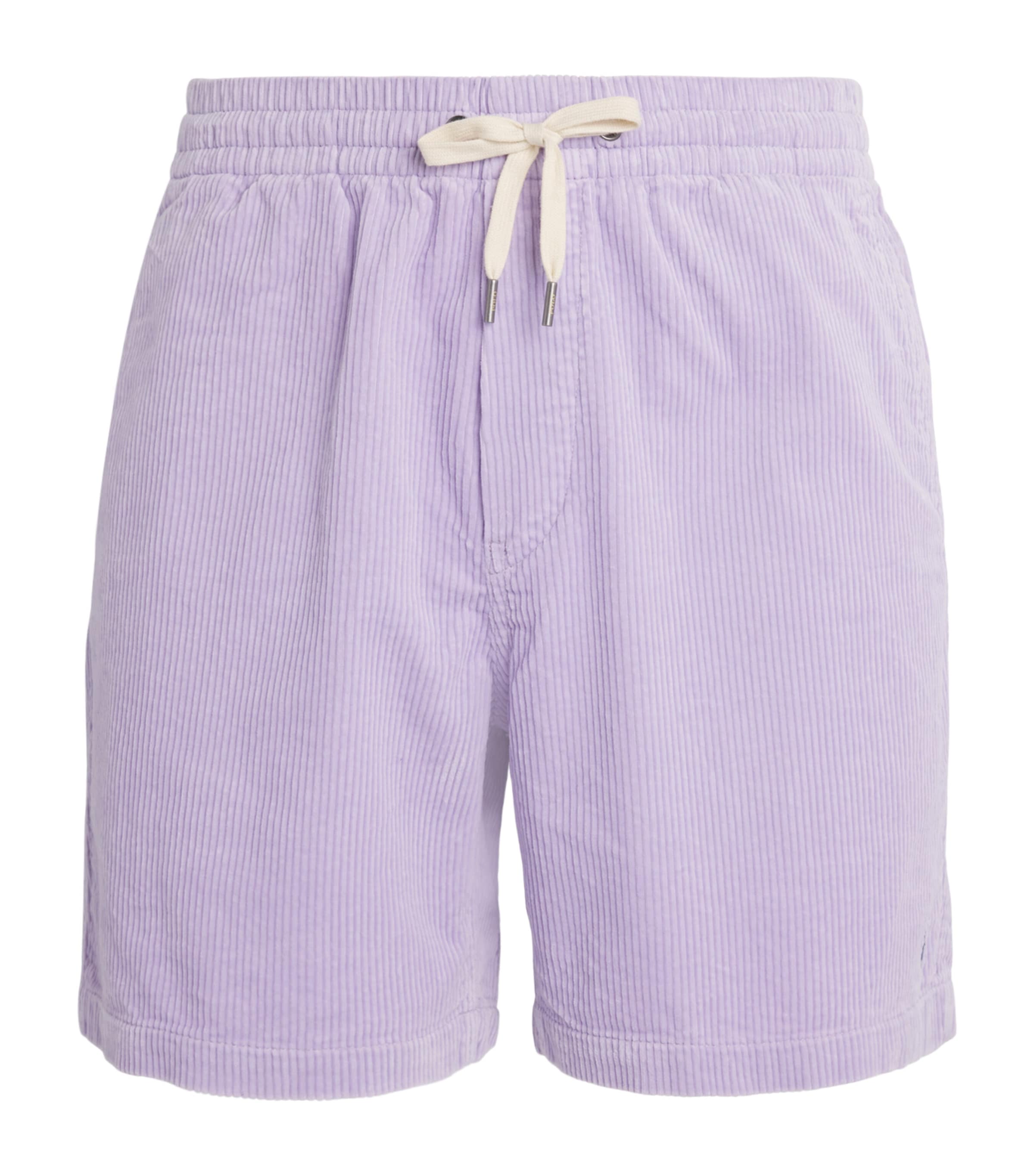Polo Ralph Lauren Mens Cotton Corduroy Polo Prepster Shorts Spring Iris