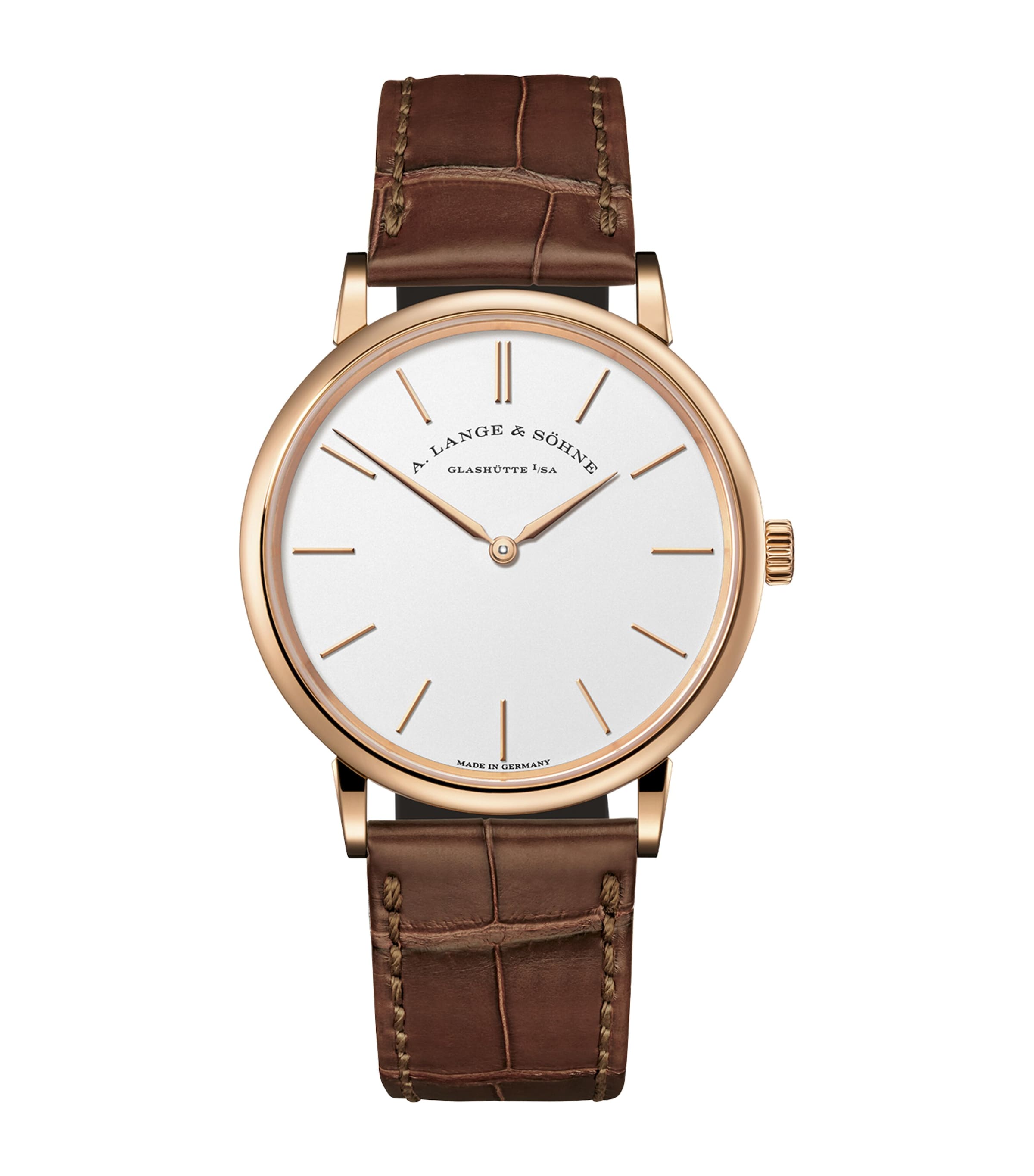 Rose Gold Saxonia Thin Watch 37mm