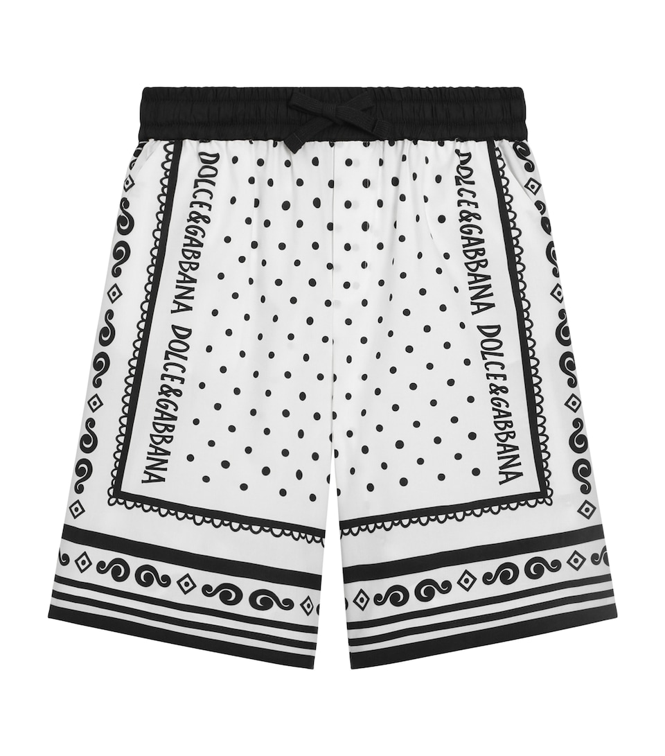 Cotton Bandana Print Shorts (8-12+ Years)