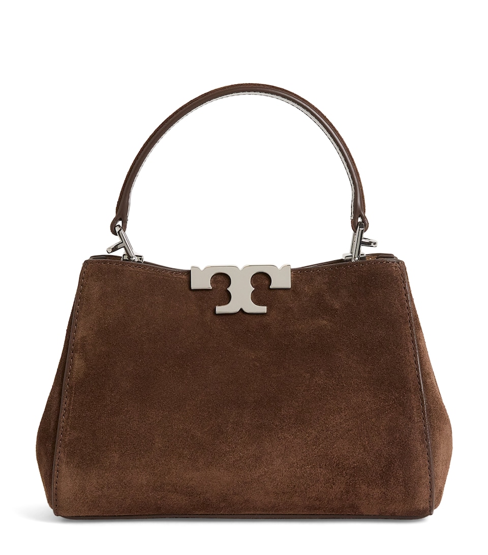 Mini Suede Eleanor Top-Handle Bag