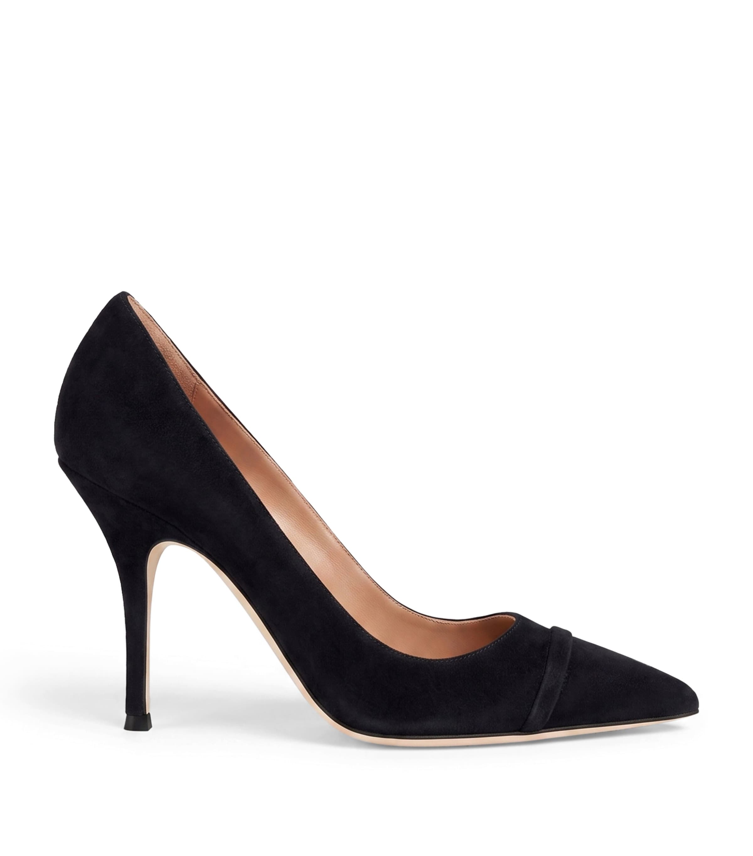 Malone Souliers Suede Nova Pumps 90 Black