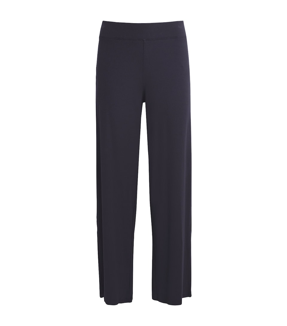 VUORI Womens Pose Wide-Leg Trousers Blk Black