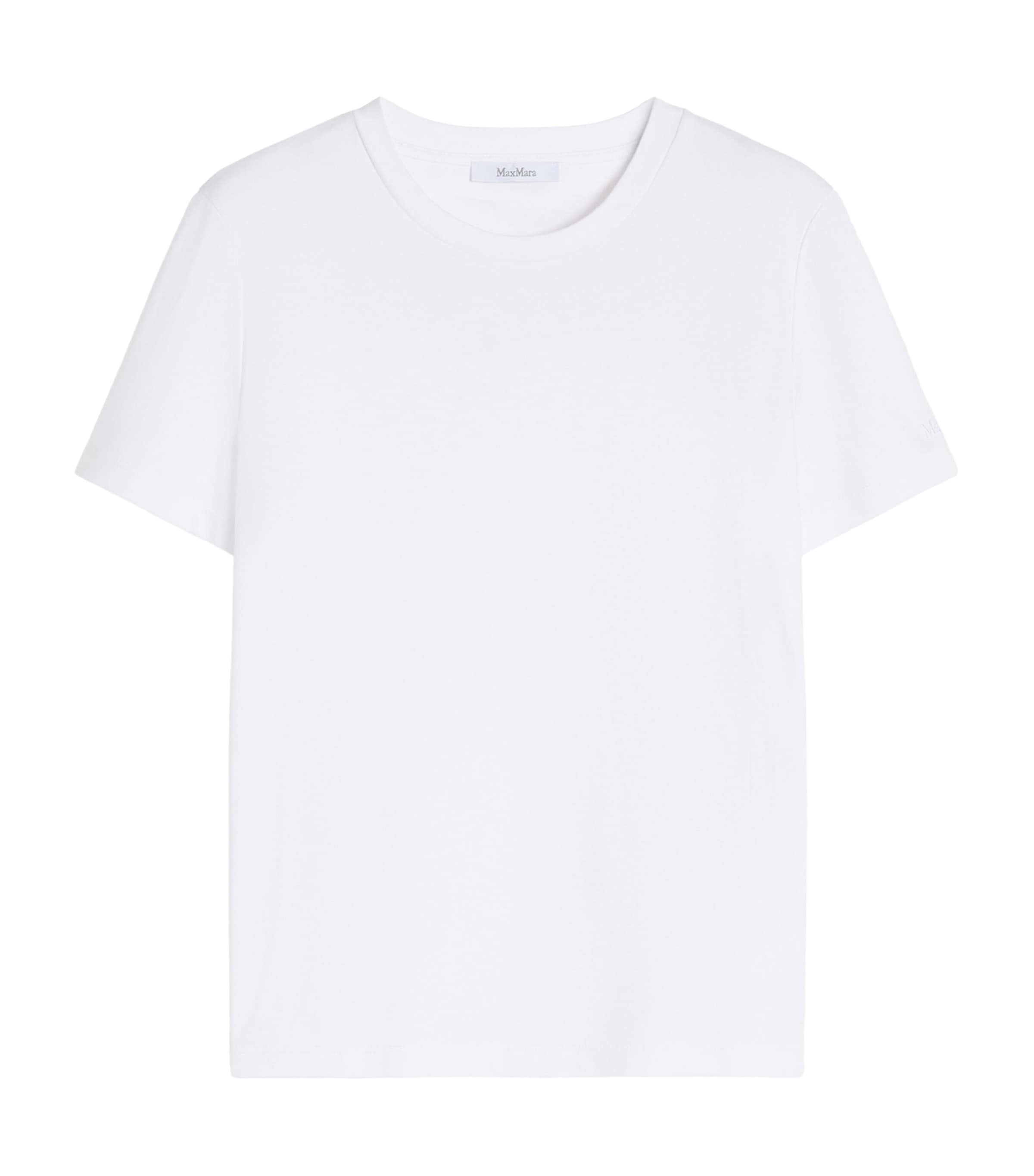 Max Mara Womens Jersey T-Shirt Optical White