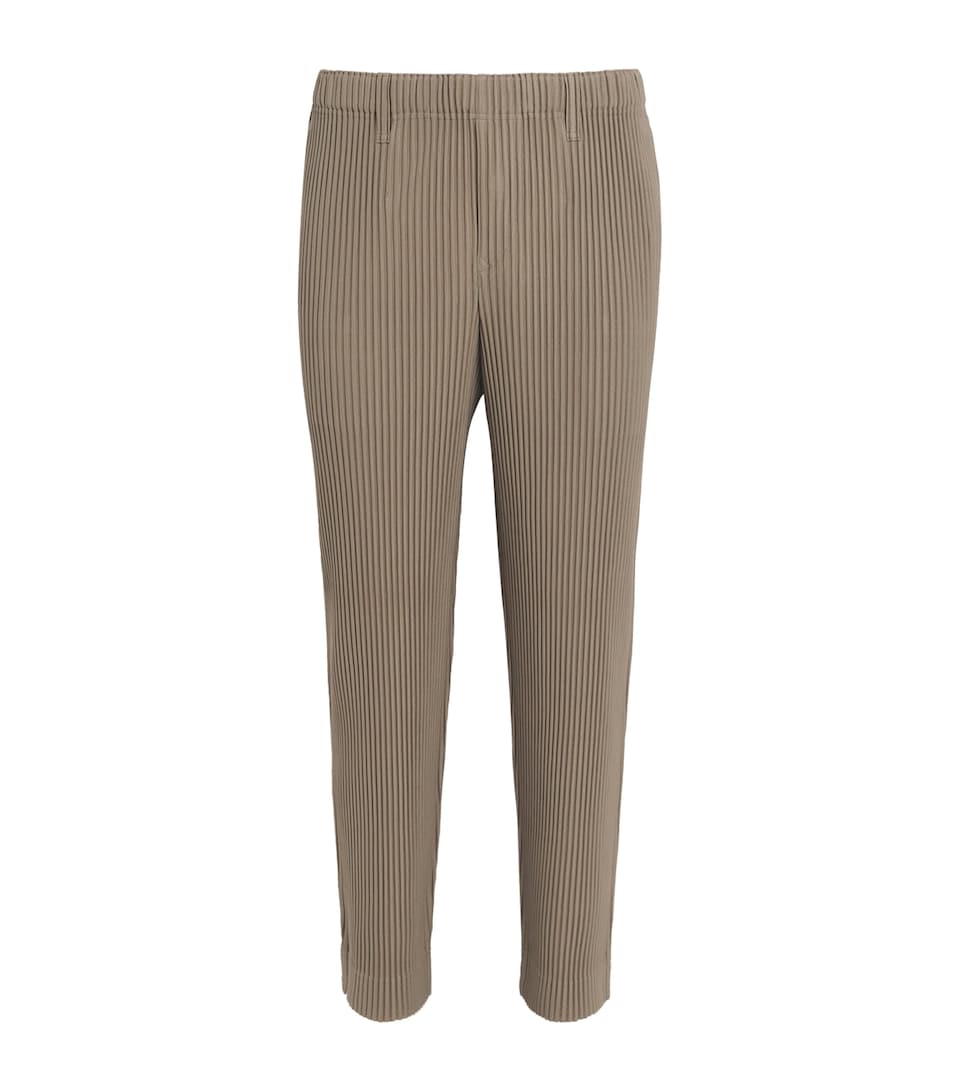 Pleated Straight Trousers