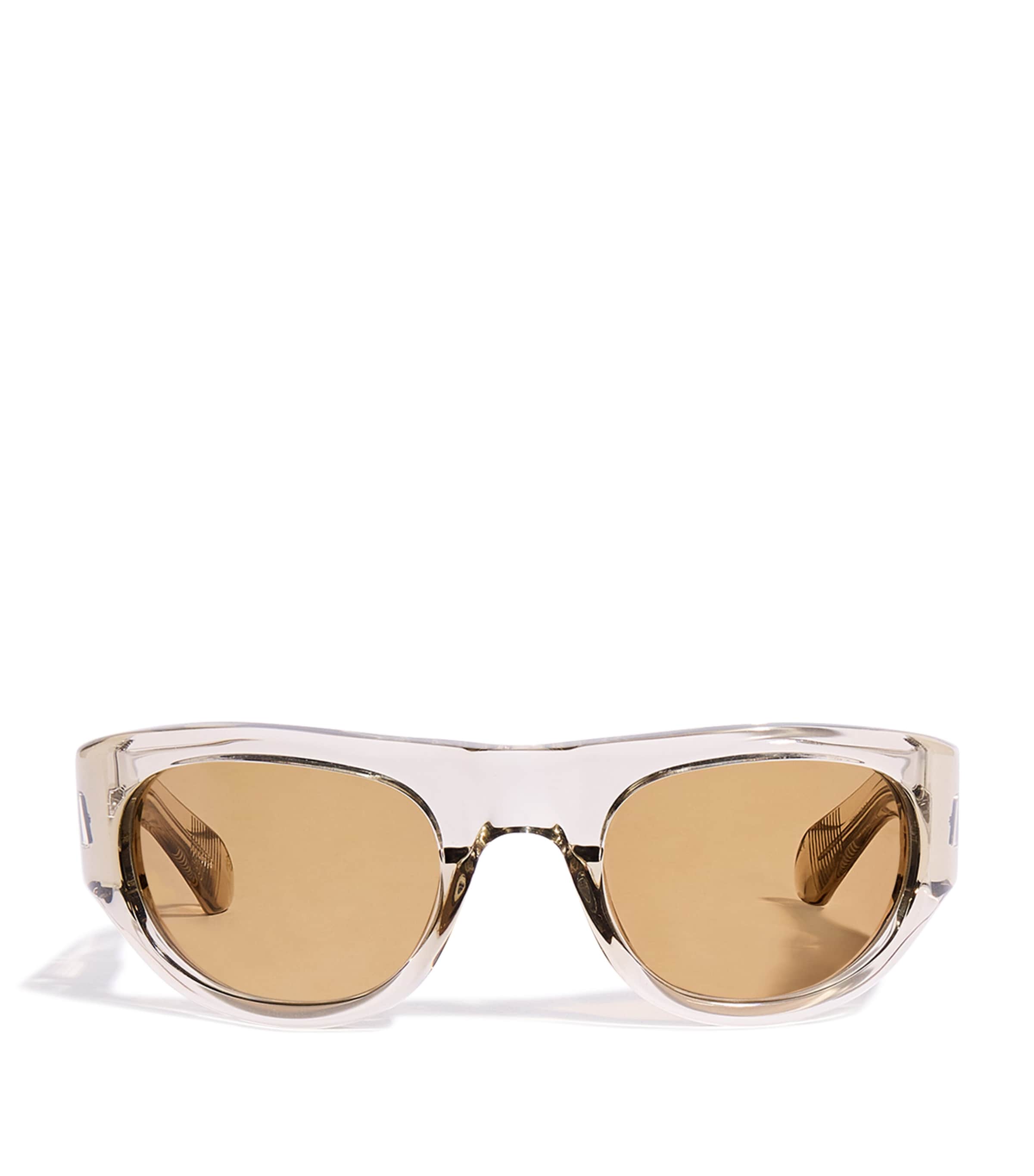 Jacques Marie Mage Acetate Clyde Oval Sunglasses Marzipan
