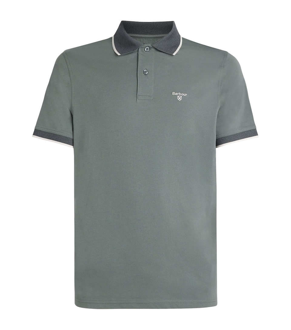 Barbour Mens Cornsay Polo Shirt Vintage Teal