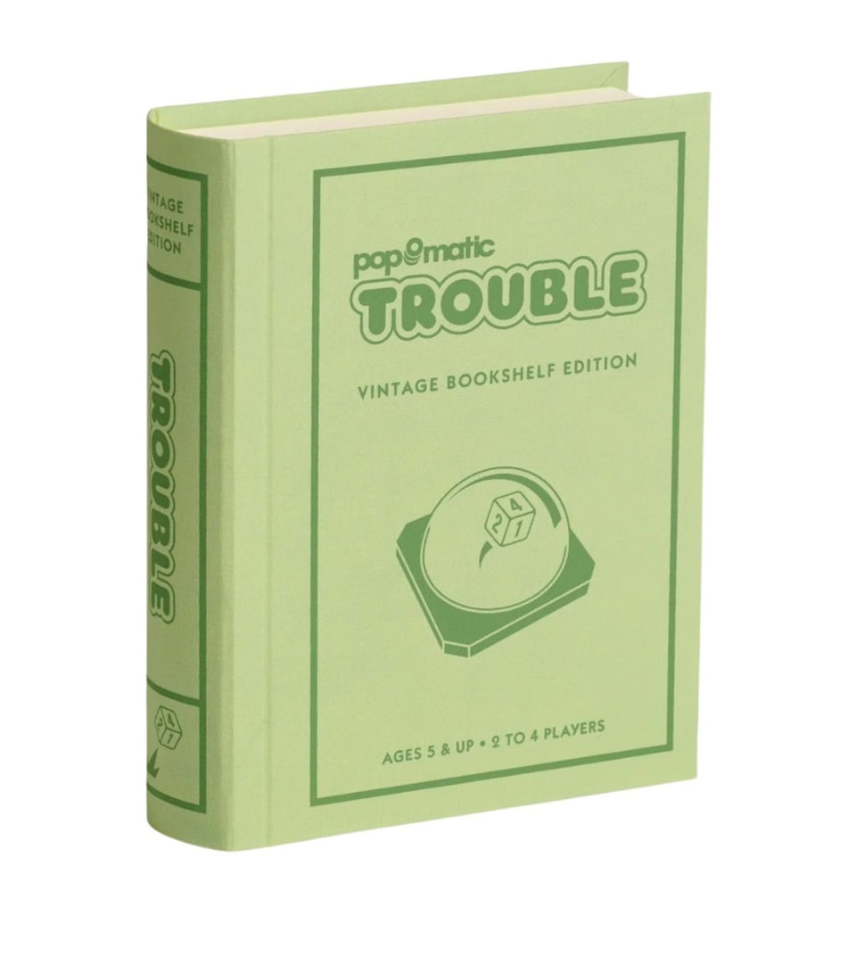 Trouble Vintage Bookshelf Edition Board Game