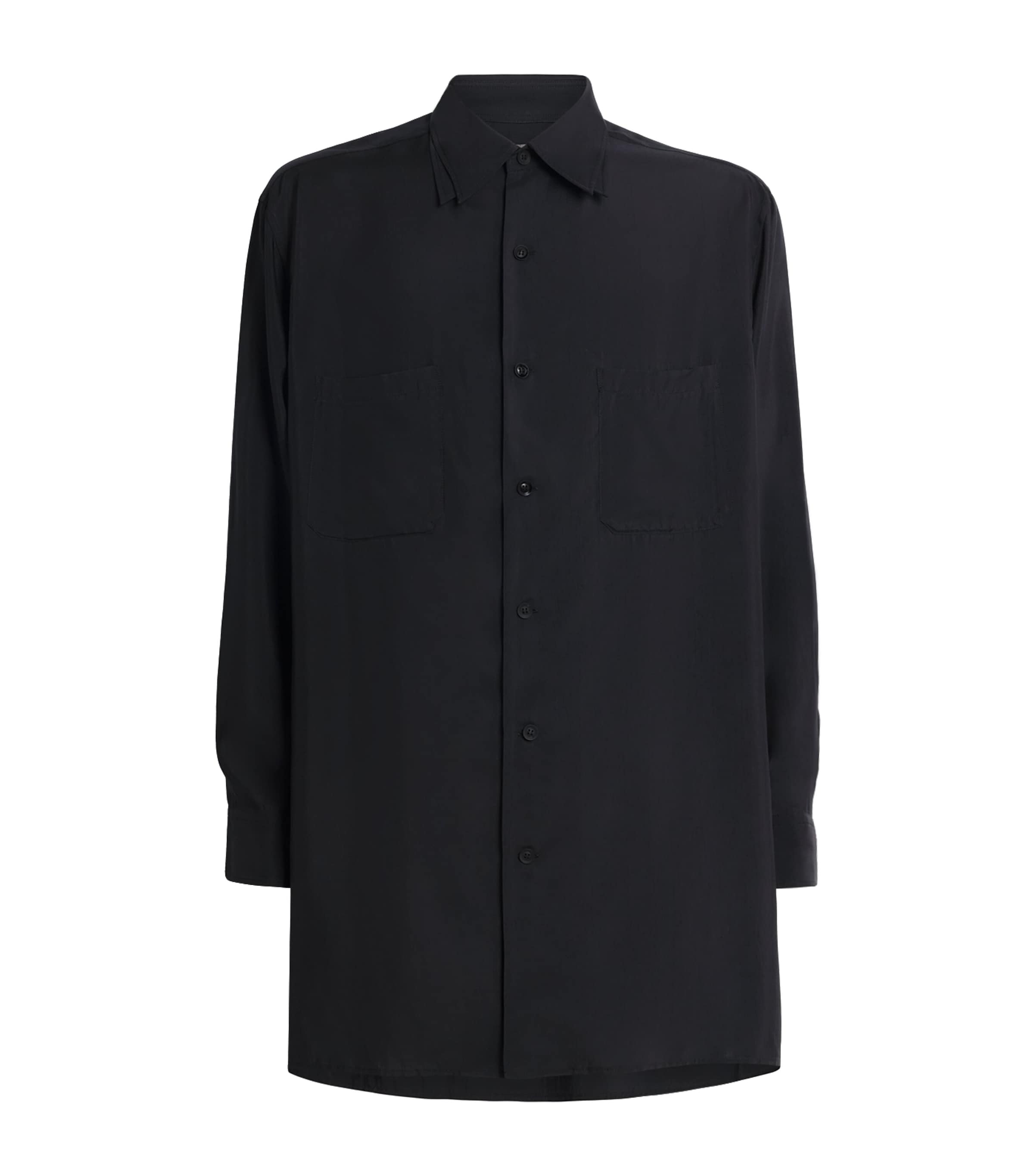 Taffeta 2-Collar Big Standard Shirt
