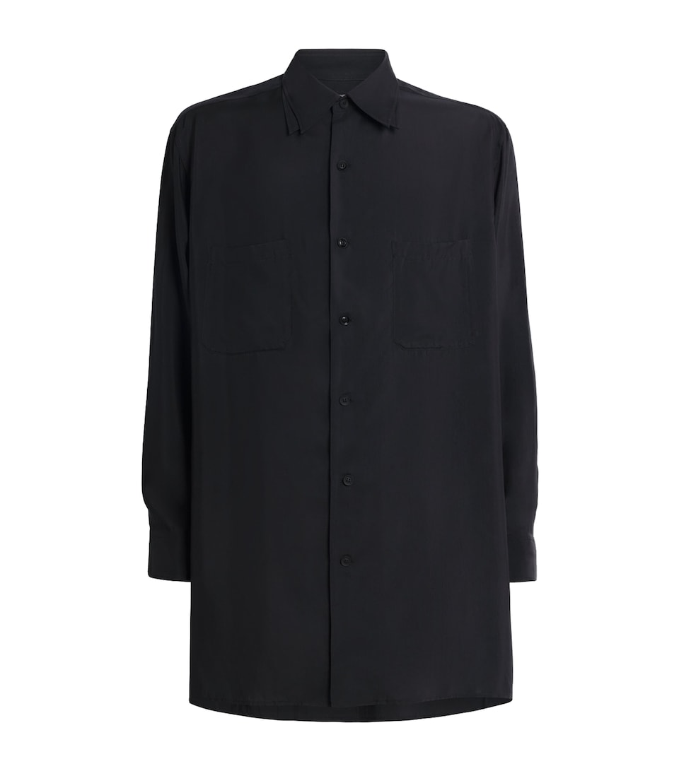 Taffeta 2-Collar Big Standard Shirt