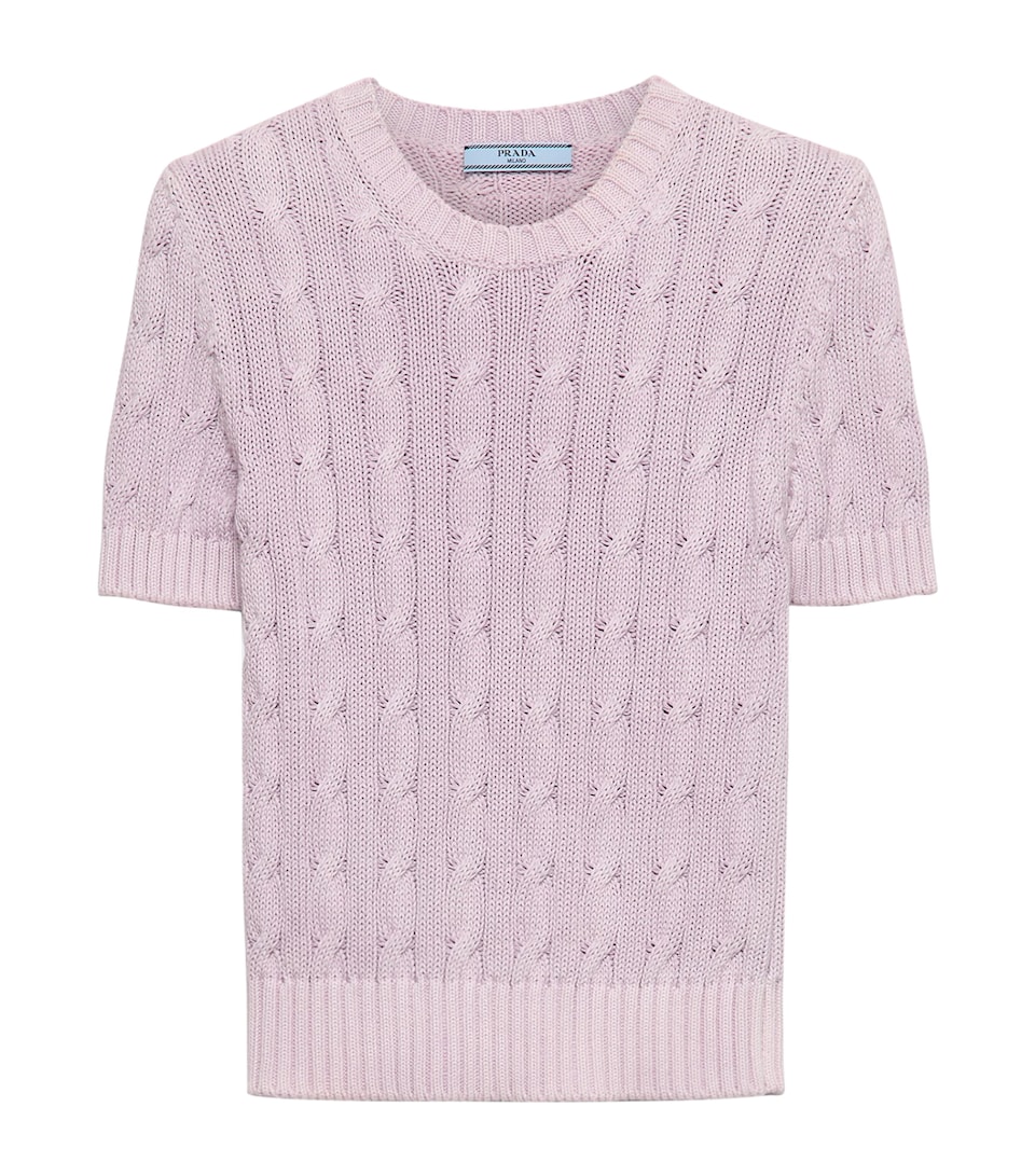 Cotton Cable-Knit Sweater