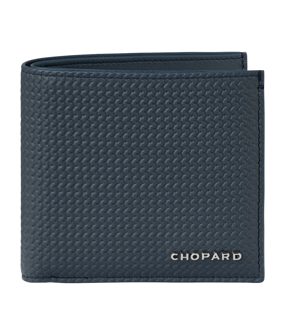 Small Leather Racing Bifold Wallet