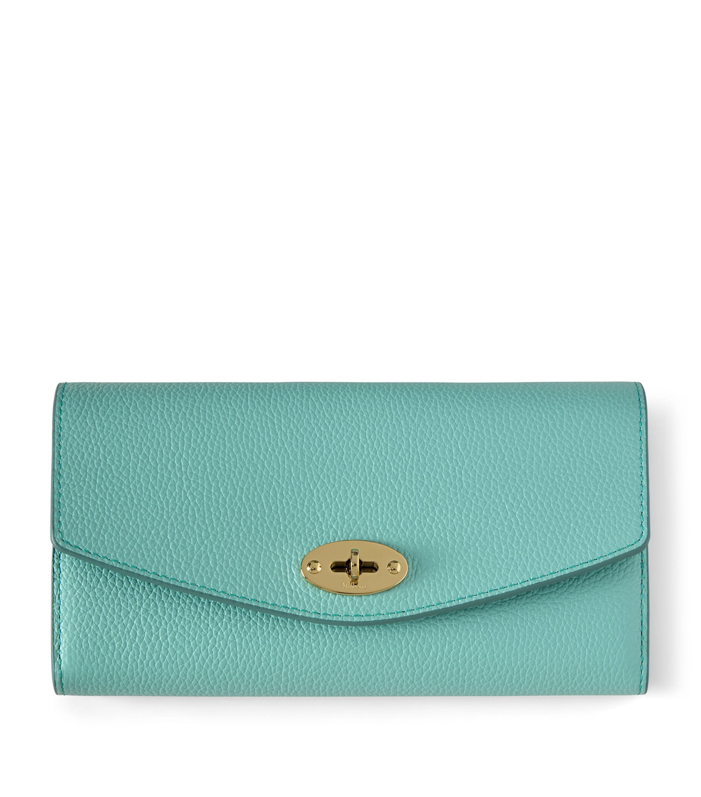 Mulberry Leather Darley Wallet Marina Blue