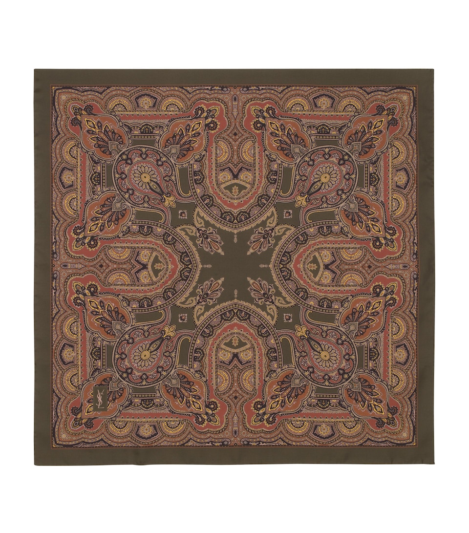 Saint Laurent Paisley Scarf