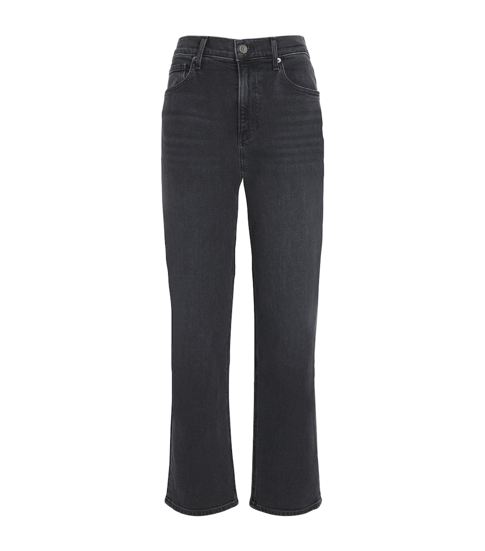 Leah Mid-Rise Straight Jeans
