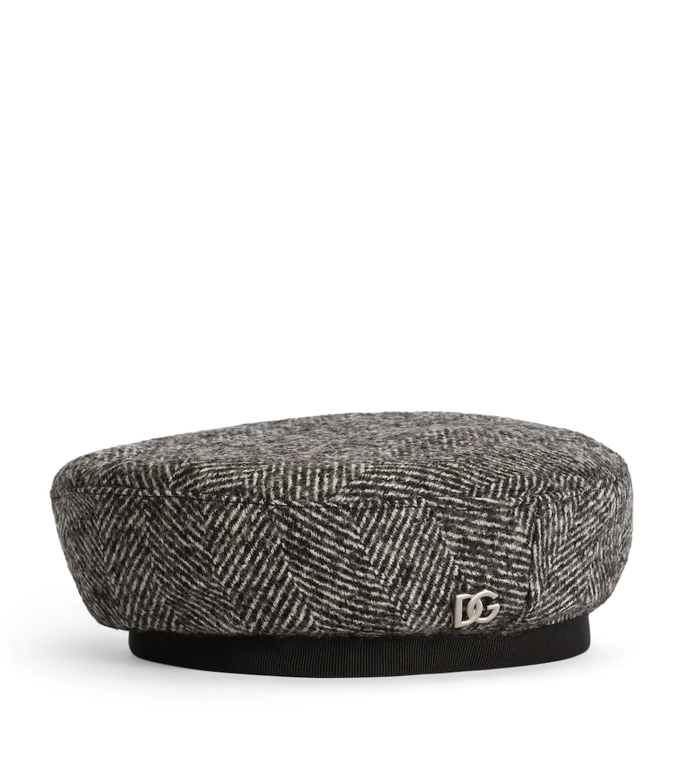 Virgin Wool Logo Beret