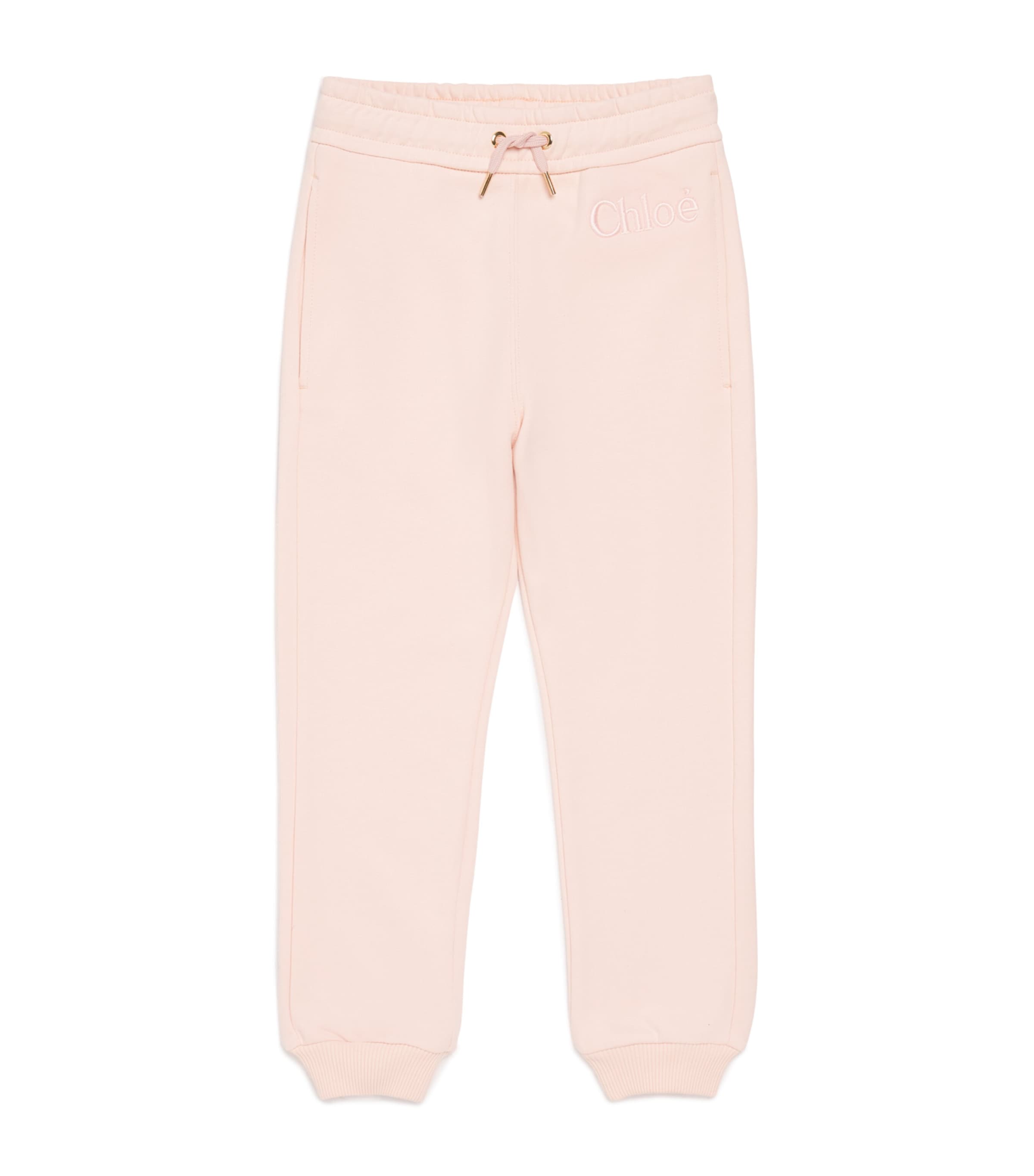 Chloé Kids Cotton Logo Sweatpants (4-14 Years) Pink