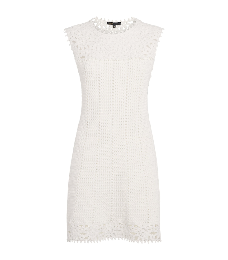 Crochet Shift Mini Dress