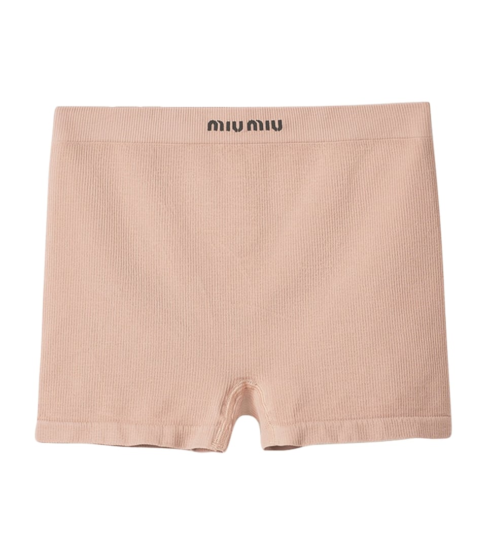 Ribbed Seamless Boxer Shorts