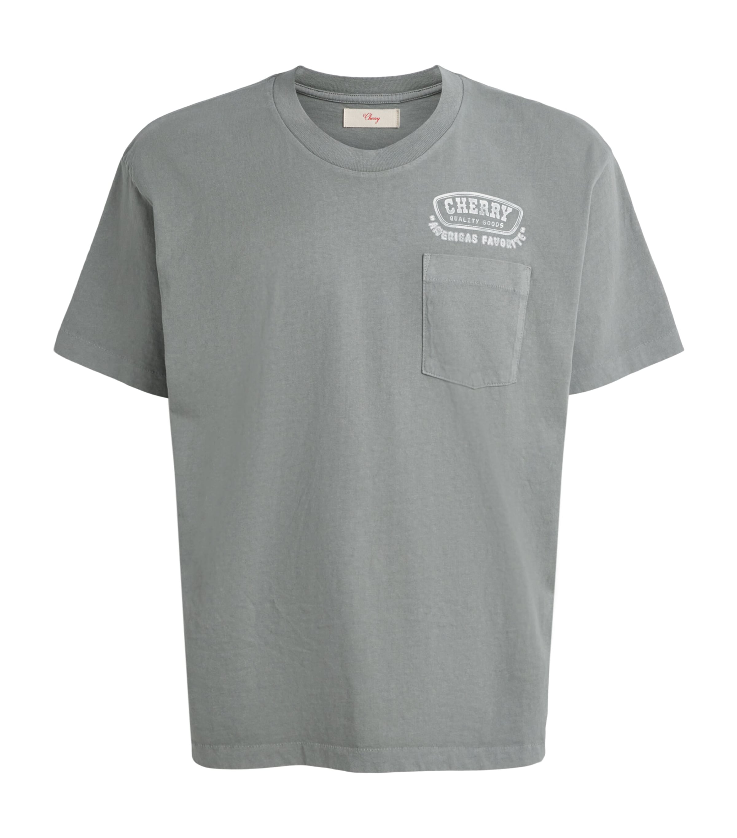 Cherry Los Angeles Mens Cotton Cape Canaveral T-Shirt Smoke