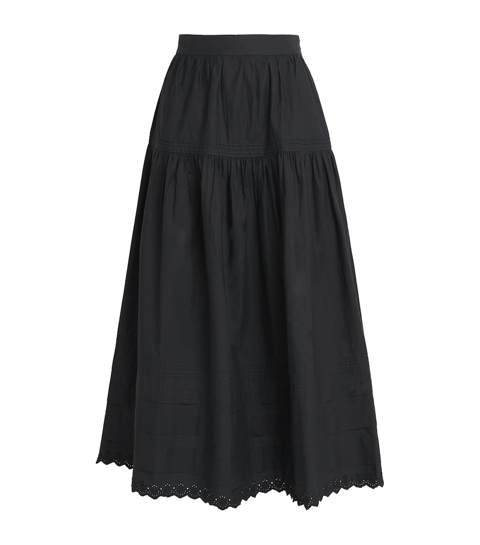 Organic Cotton Sebastiane Midi Skirt