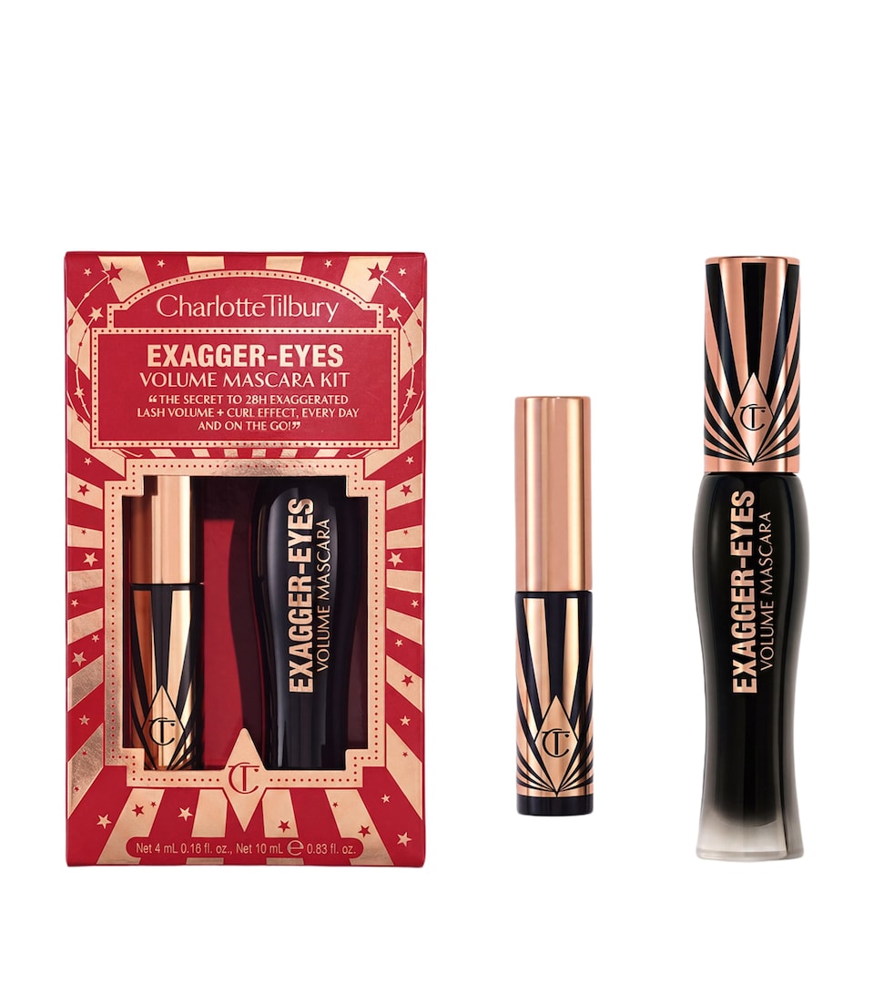 Charlotte Tilbury Exagger-Eyes Volume Mascara Kit Black