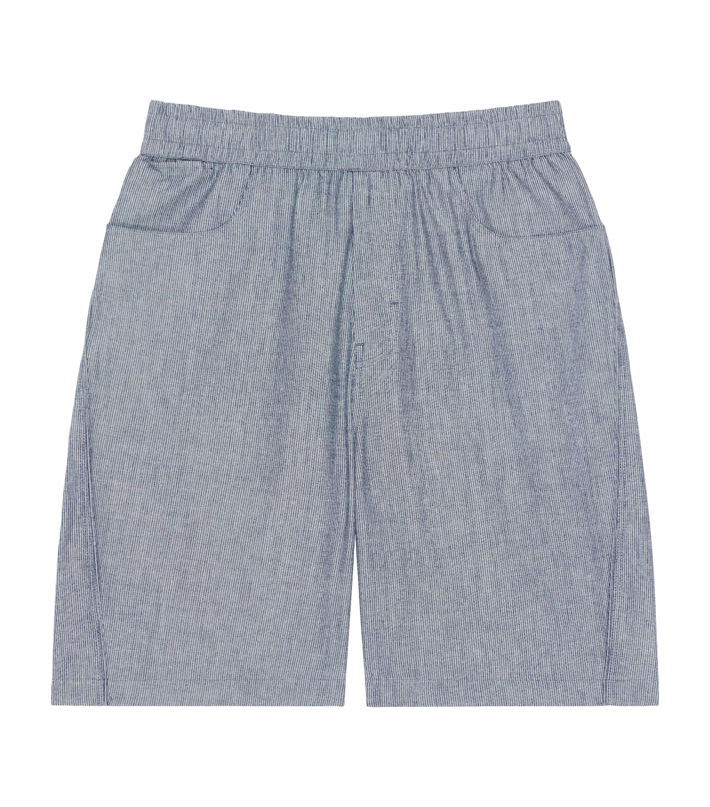Givenchy Mens Cotton Stripe Couture Seam Shorts
