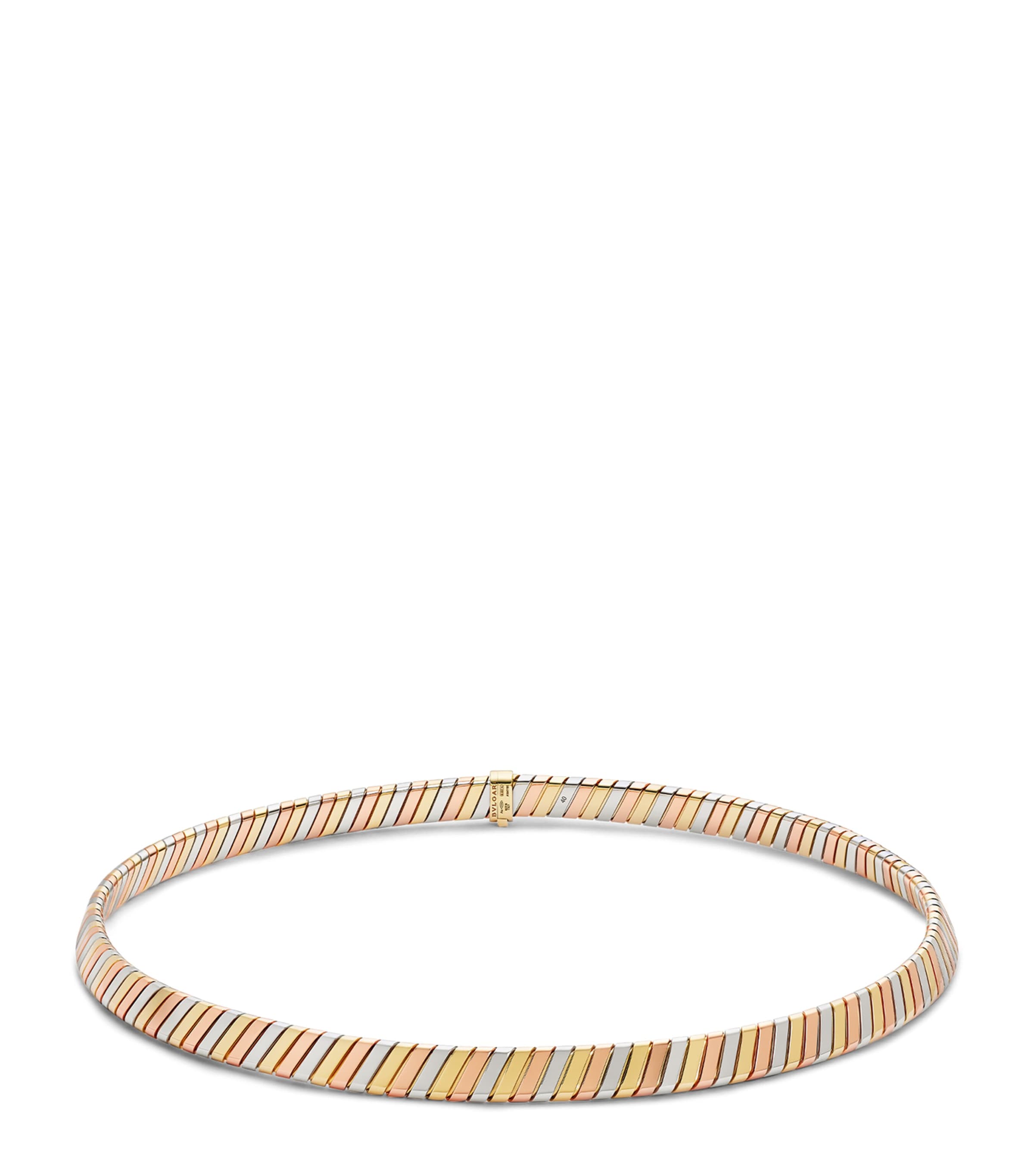Bvlgari Mixed-Gold Tubogas Choker