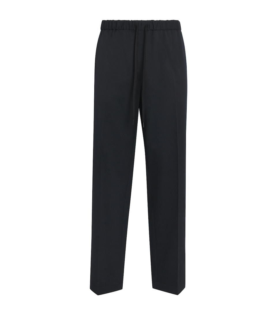 Drawstring Straight Trousers