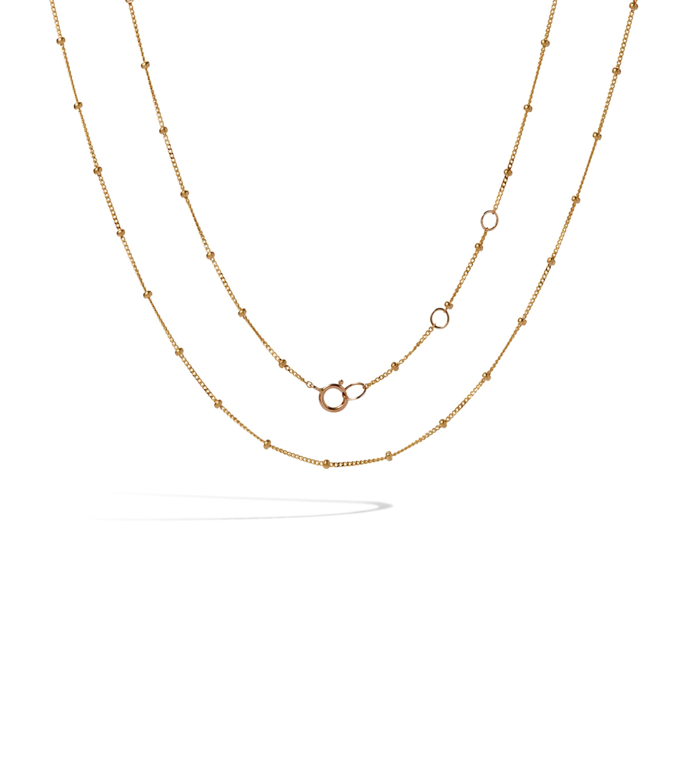 Annoushka Yellow Gold Saturn Short Necklace