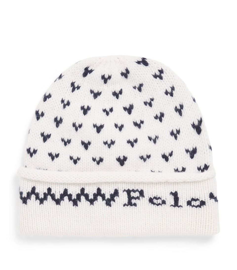 Polo Ralph Lauren Cotton Bird Beanie Cream