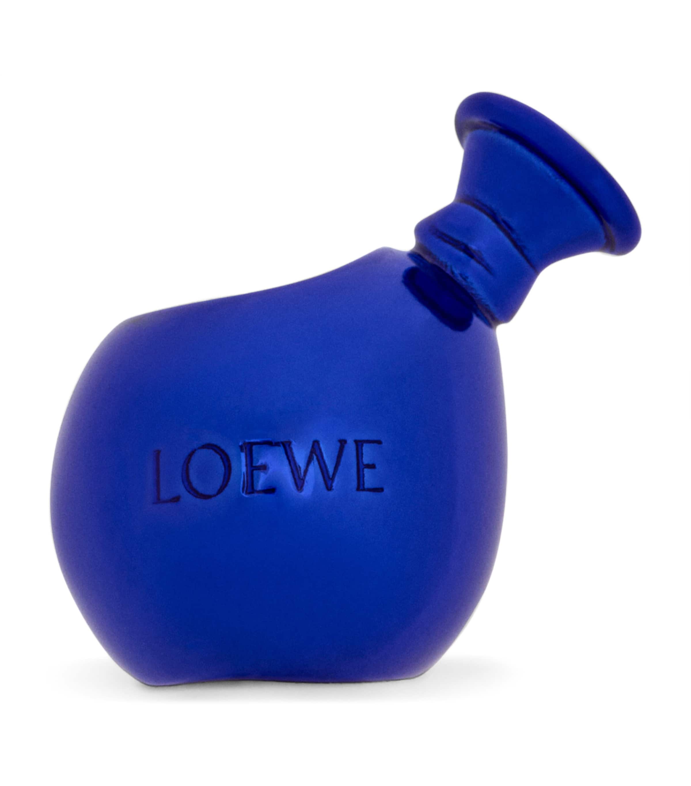 LOEWE Brass Balloon Dice Charm Dark Blue