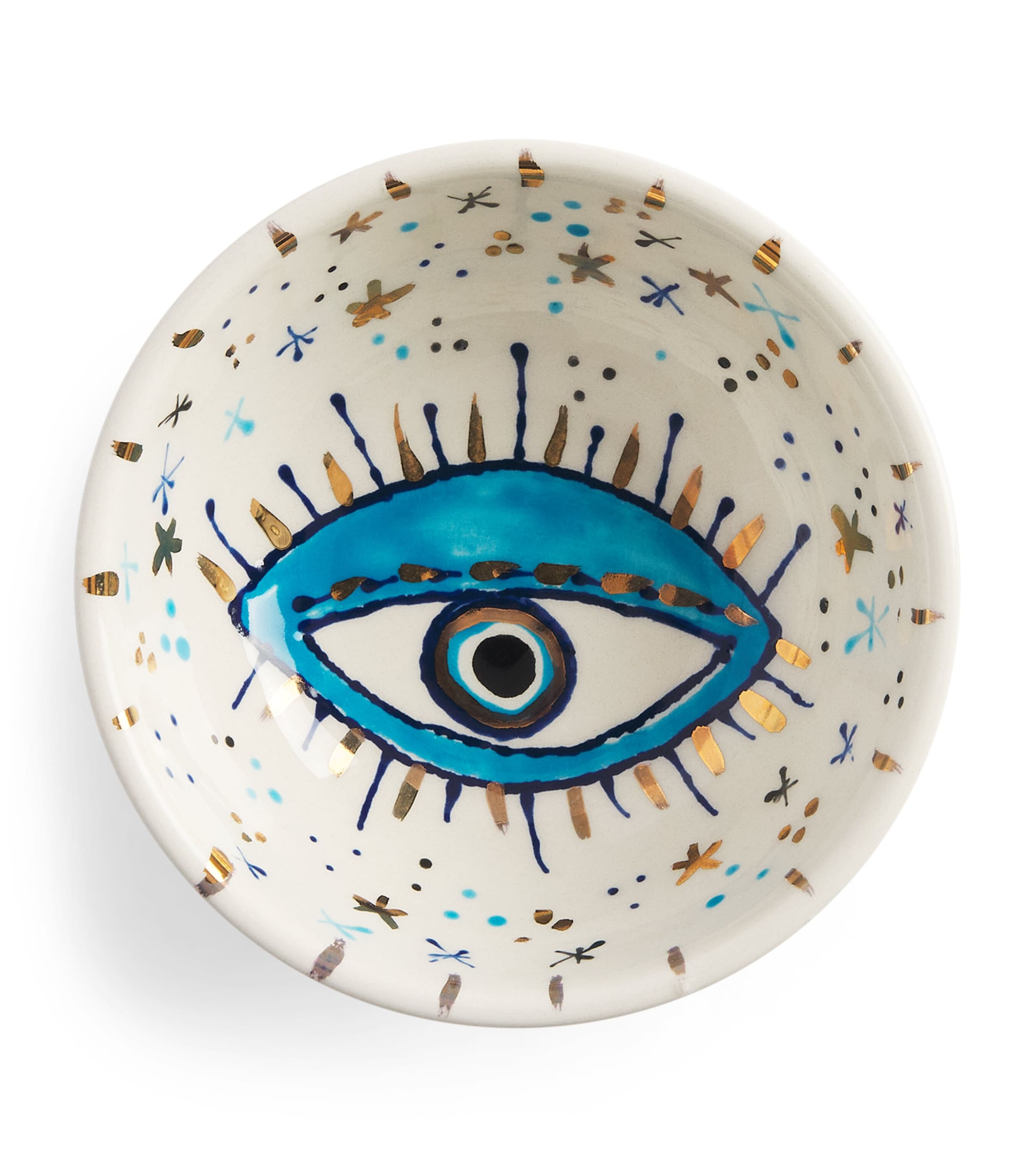 Jayne Redmond Evil Eye Dish White