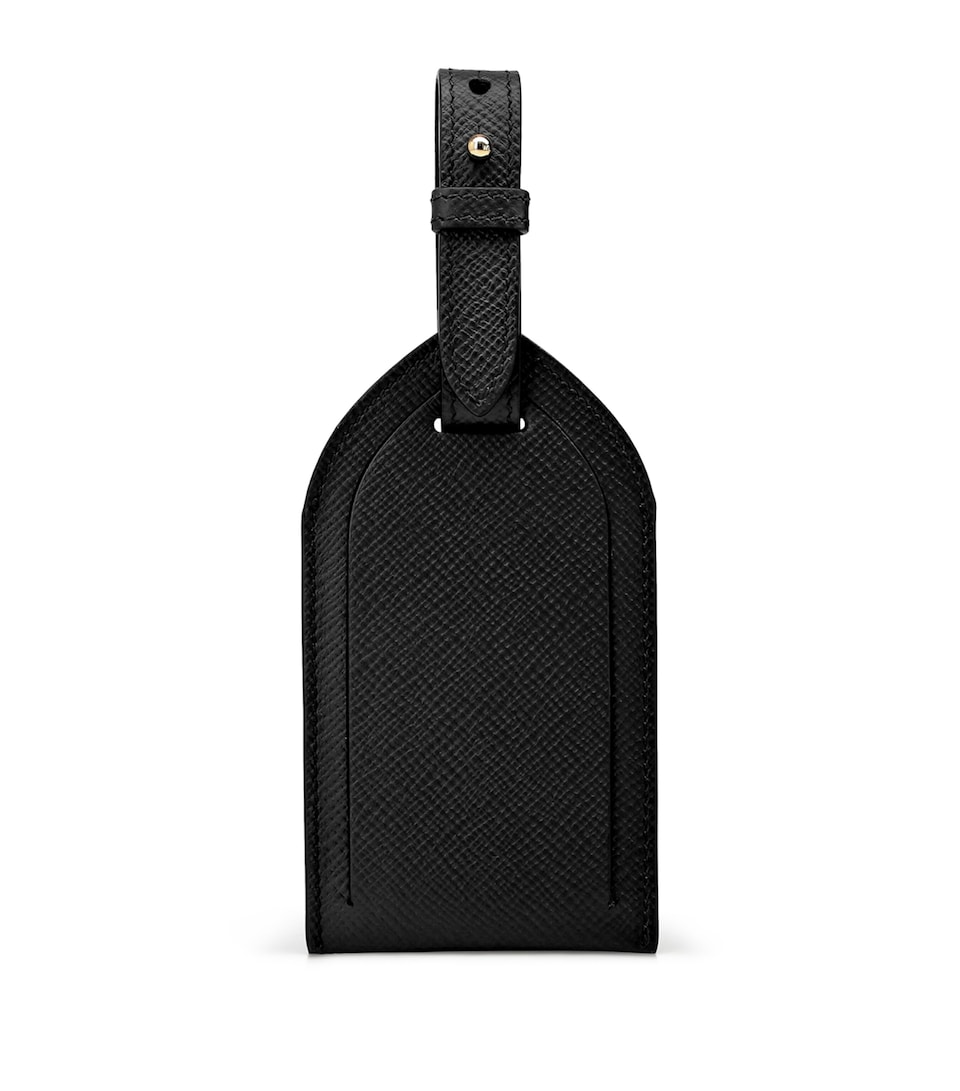 Leather Panama Luggage Tag