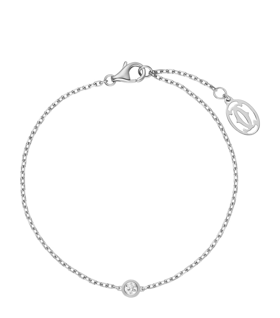 Cartier Extra-Small White Gold and Diamond Cartier d'Amour Bracelet White Gold