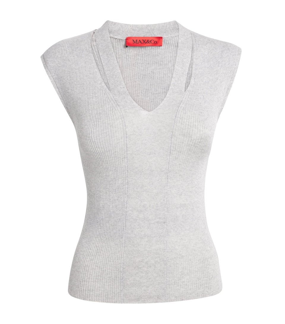 Knitted Cut-Out Top