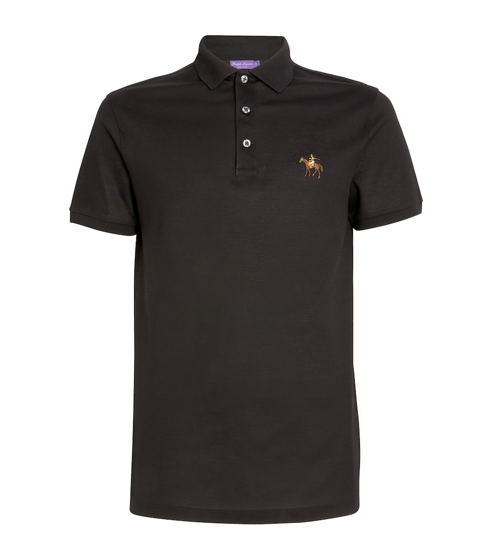 Cotton Standing Horse Polo Shirt