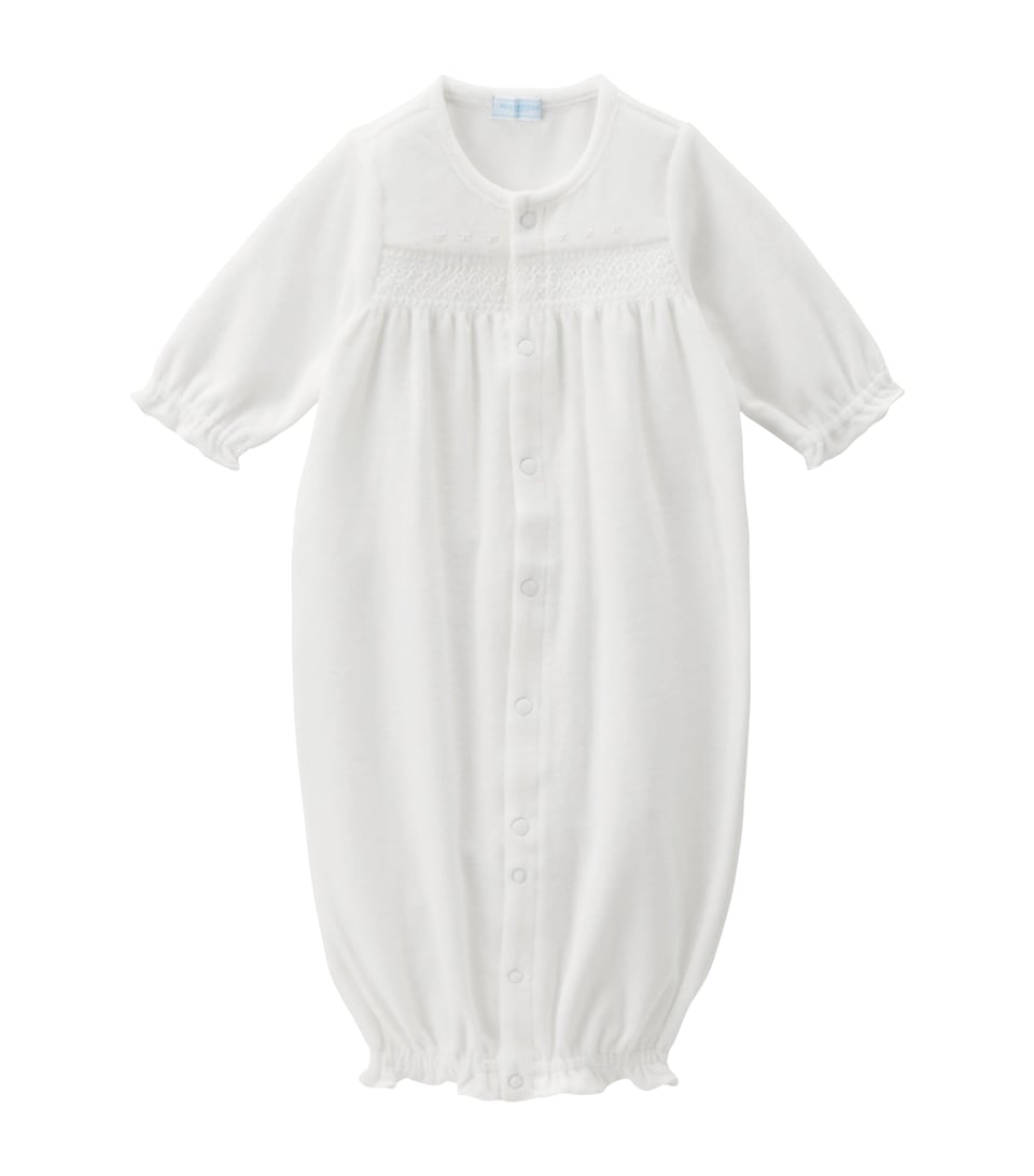 Miki House Embroidered Playsuit (1 Month)