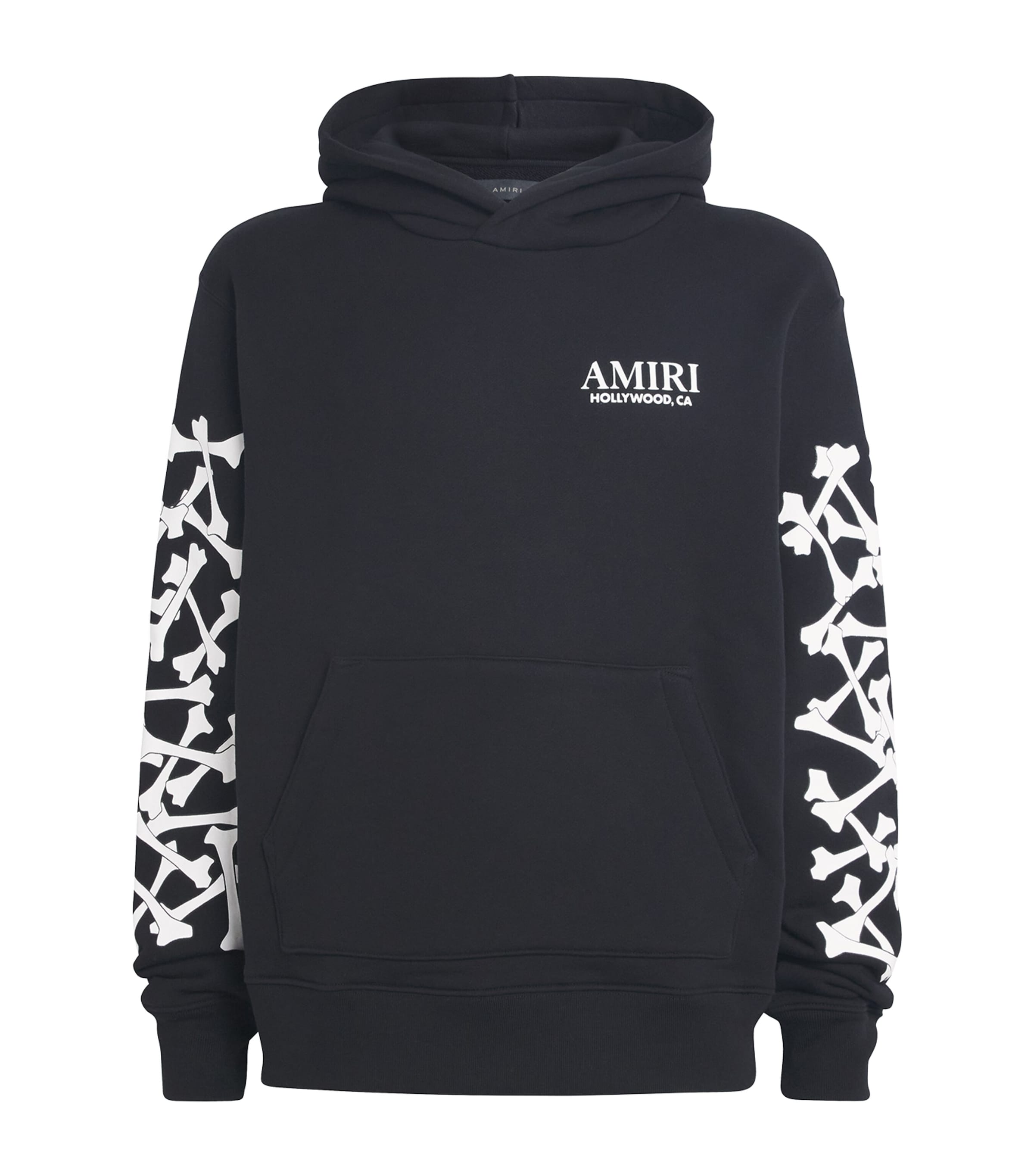 【AMIRI】コットン混ジャージー フーディー ロゴ刺繍入り Mens AMIRI | Harrods US
