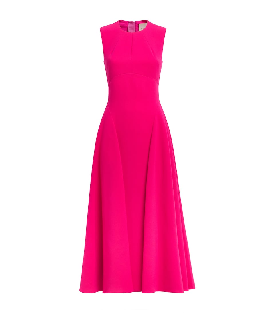 Roksanda Womens Darted Kora Midi Dress Heliotrope