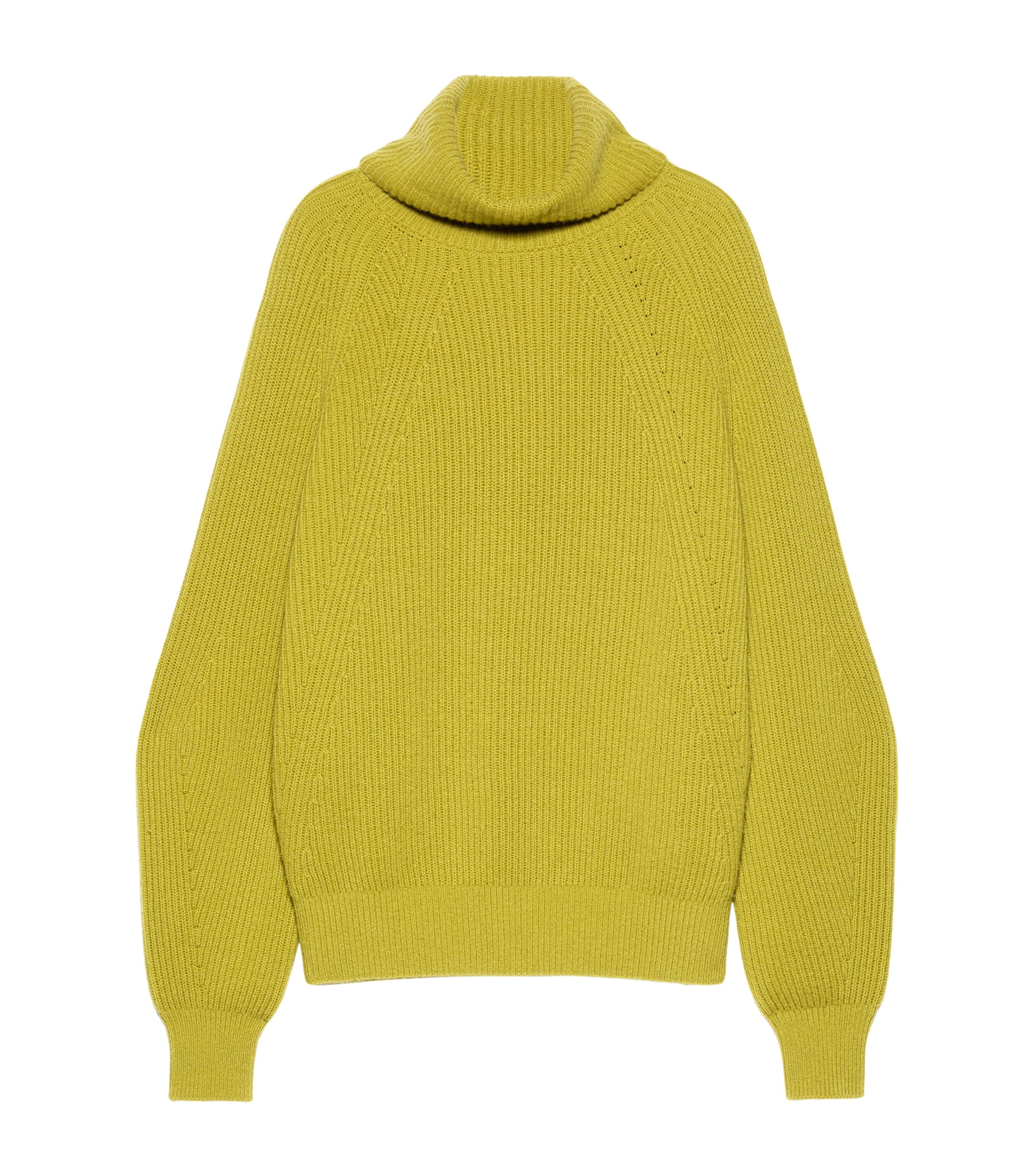 MAX&Co. Womens Wool-Cashmere Rollneck Sweater Green