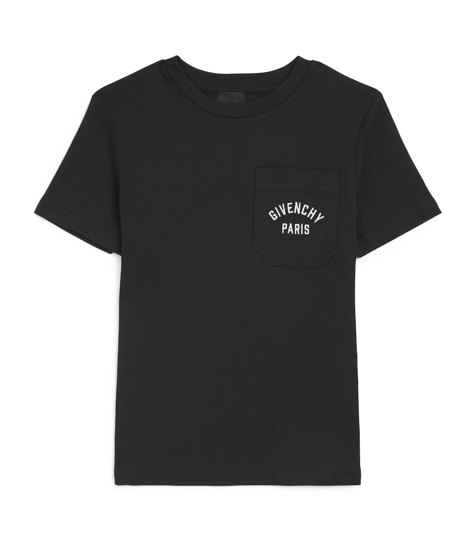 Cotton Logo Embroidered T-Shirt (4-12+ Years)