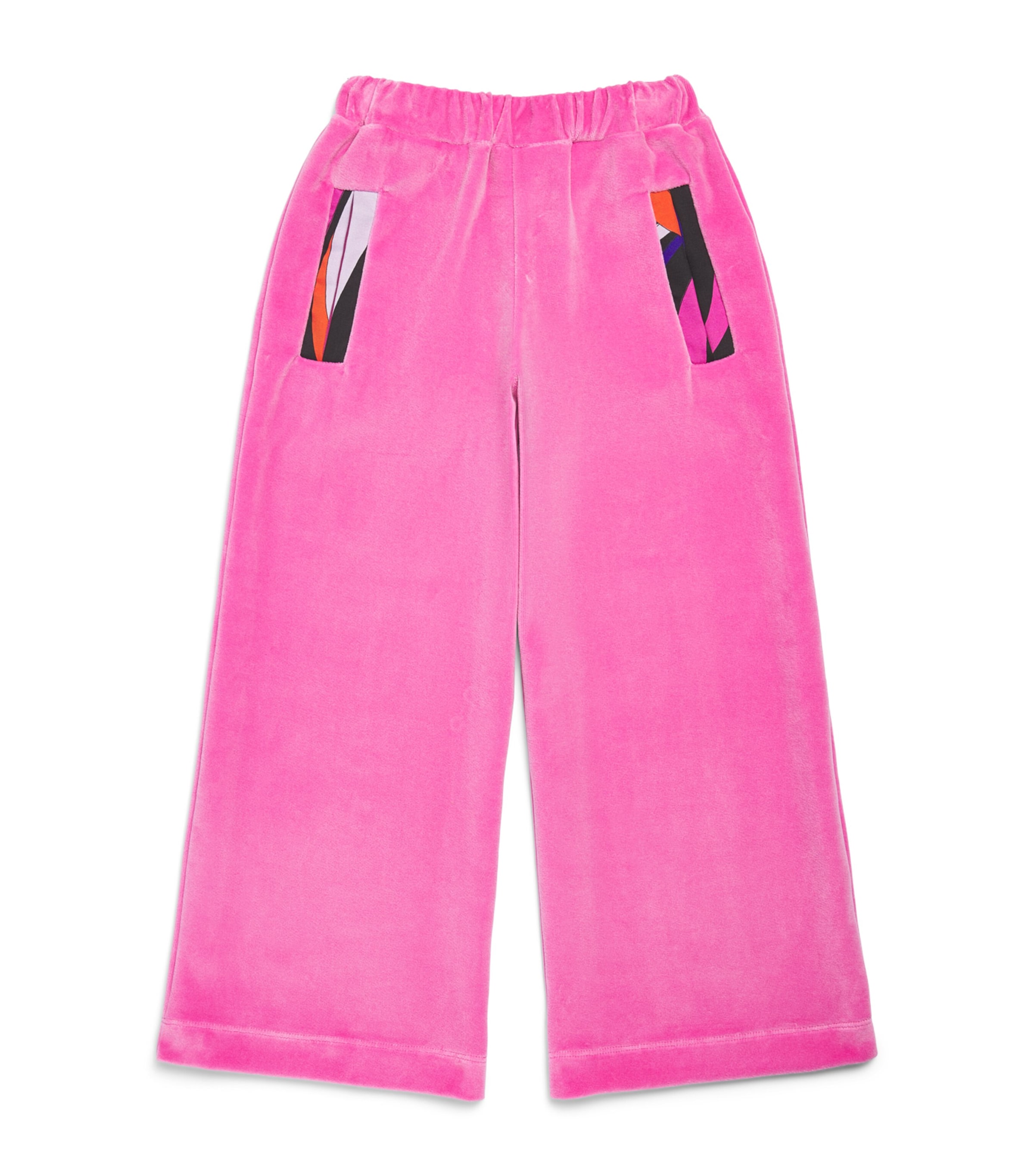 PUCCI Junior Printed-Pocket Sweatpants (4-14 Years) Fuchsia
