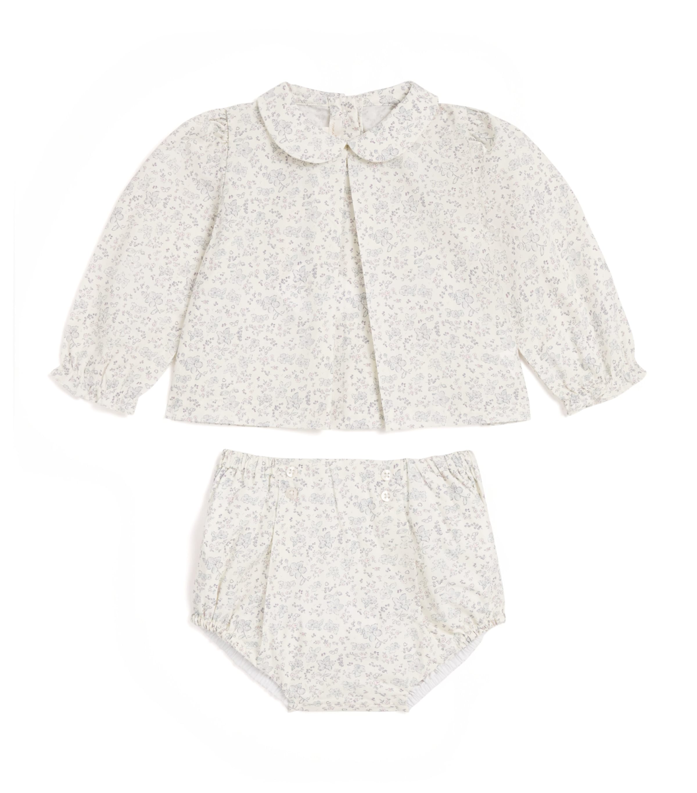 Cotton Athena Bonnie Blouse and Bloomers Set (3-18 Months)