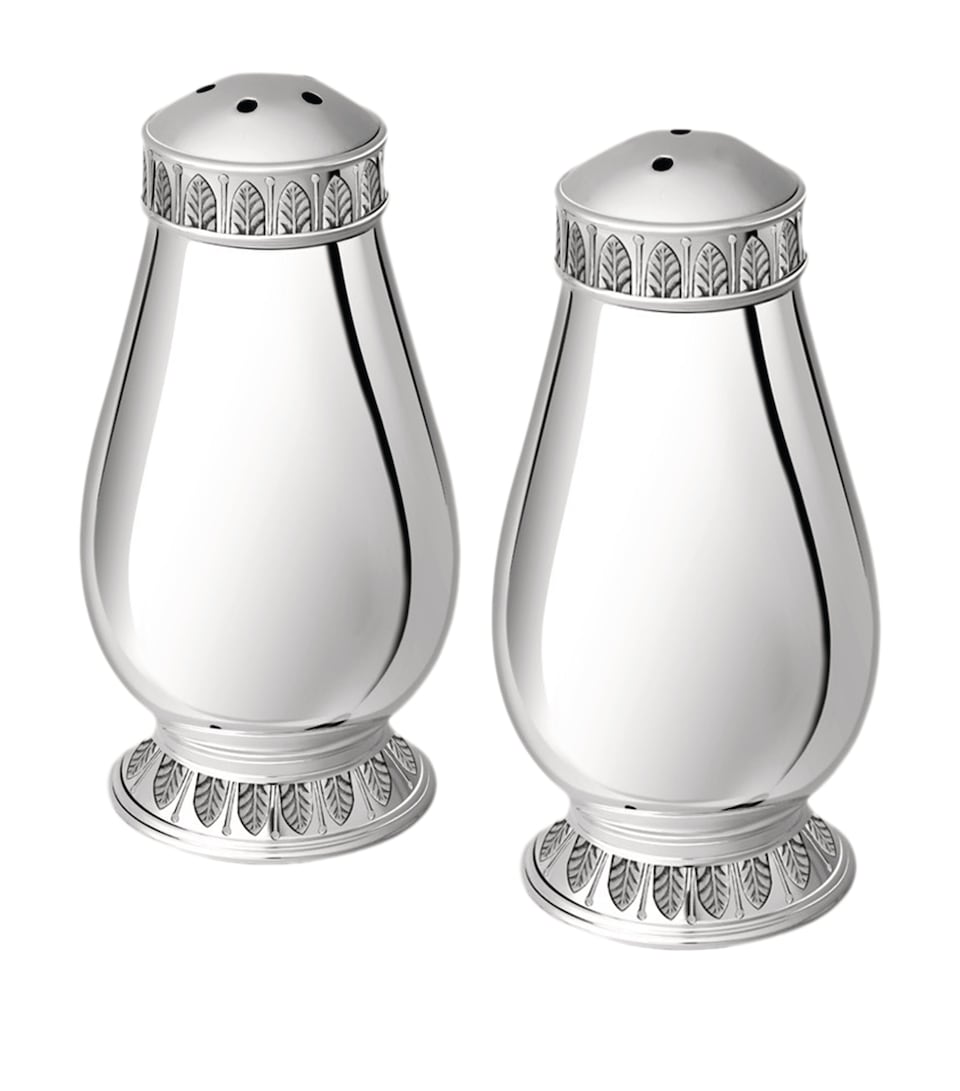 Silver-Plated Malmaison Salt and Pepper Shakers