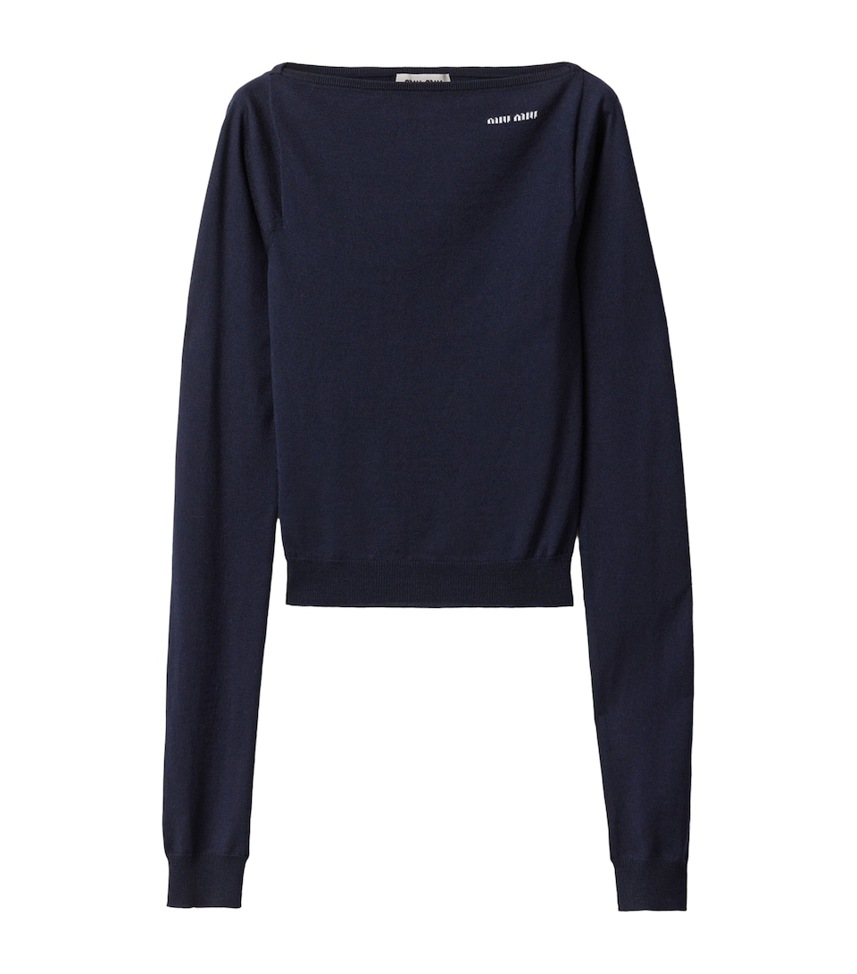 Fleece Wool Logo Sweater