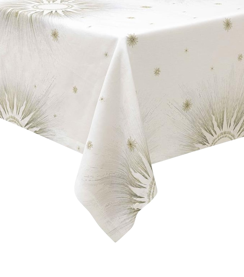 Linen Poussiere D'étoile Tablecloth  (170cm x 250cm)